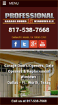 Mobile Screenshot of professionaldoorsandwindows.com